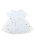 BEBE FESTIVE SEQUIN DAISY DRESS