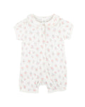 BEBE ANYA DITSY PRINT ORGANIC SS ZIPSUIT