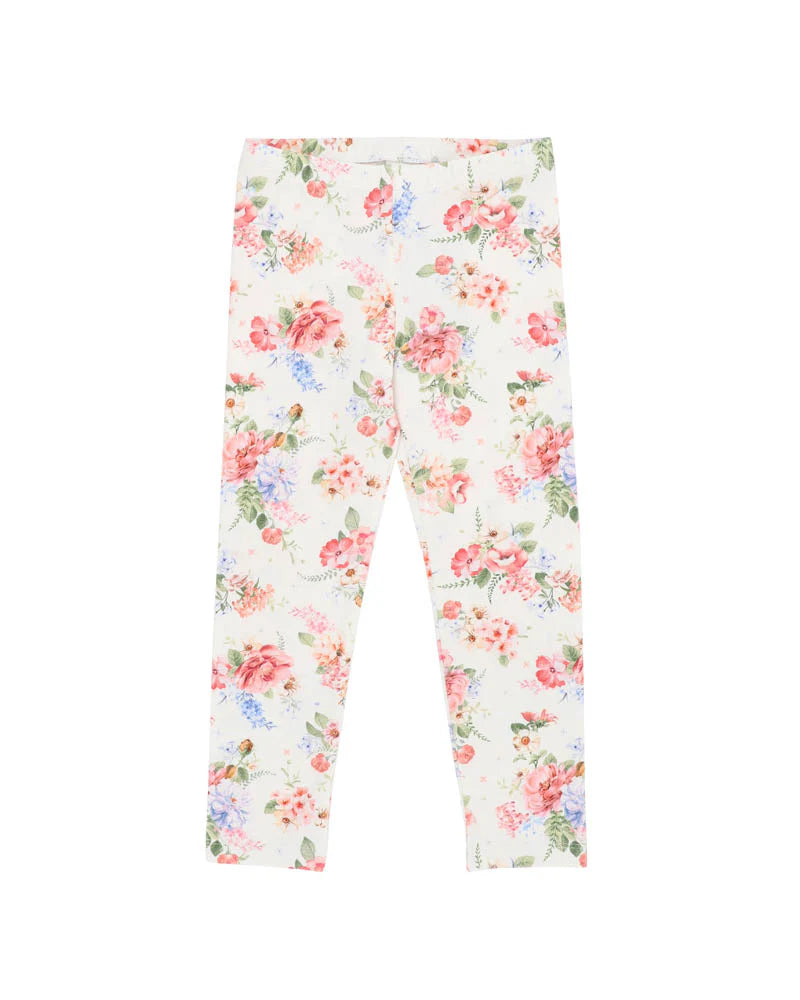 BEBE ANYA BLOOM ORGANIC LEGGINGS 3-7YRS