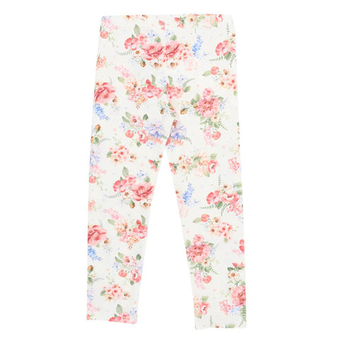 BEBE ANYA BLOOM ORGANIC LEGGINGS 3-7YRS