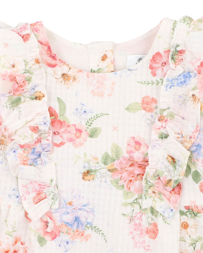 BEBE ANYA BLOOM DRESS  3-7 YRS