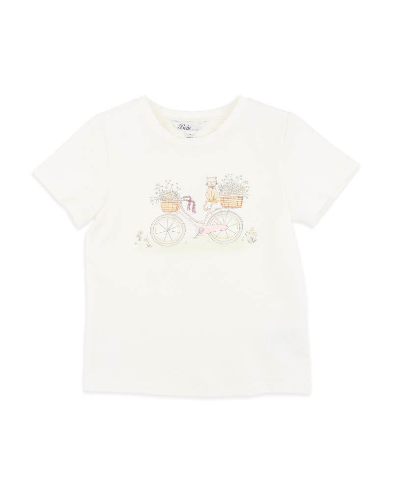 BEBE TESS BICYCLE TEE