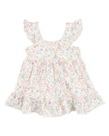 BEBE BONNIE ORGANIC OVERLAY DRESS