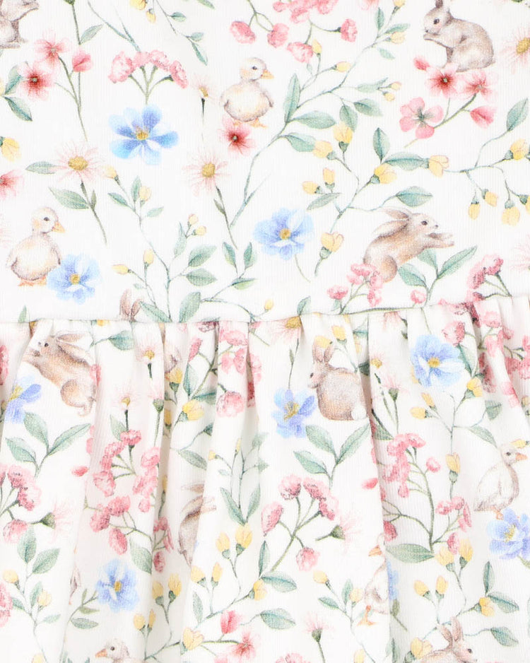 BEBE BONNIE ORGANIC OVERLAY DRESS