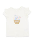 BEBE BONNIE ORGANIC FLOWER  TEE