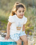 BEBE BONNIE CHECK ORGANIC  SHORTS