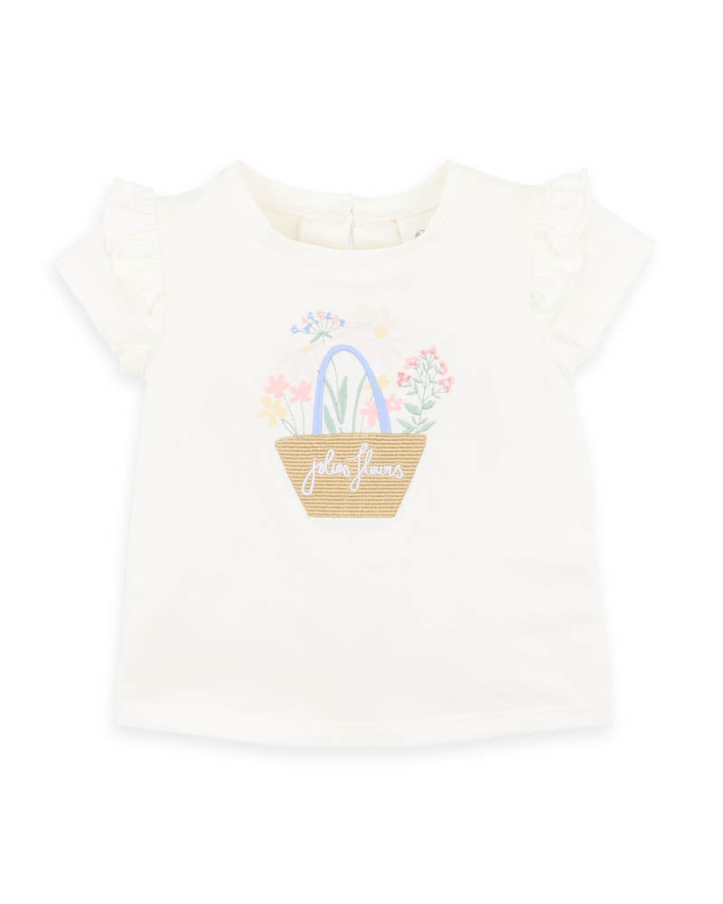 BEBE BONNIE ORGANIC FLOWER  TEE