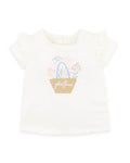 BEBE BONNIE ORGANIC FLOWER  TEE