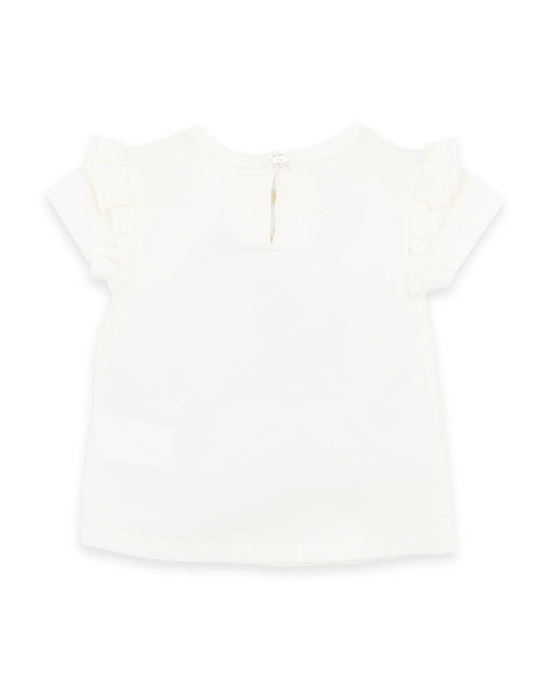 BEBE BONNIE ORGANIC FLOWER  TEE