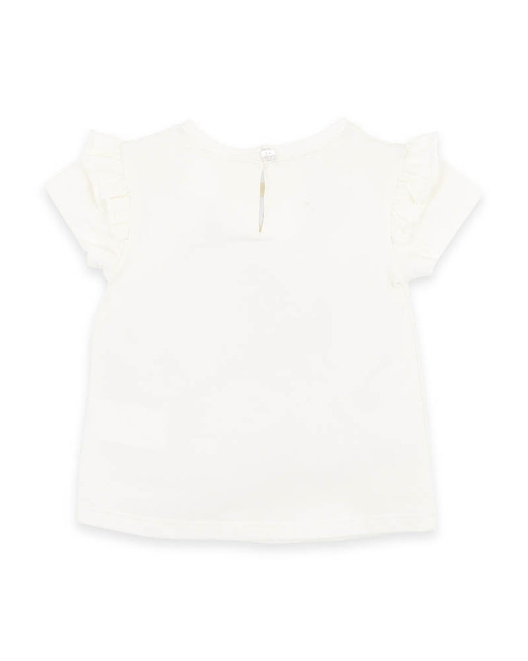 BEBE BONNIE ORGANIC FLOWER  TEE