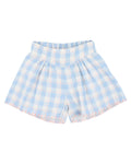 BEBE BONNIE CHECK ORGANIC  SHORTS