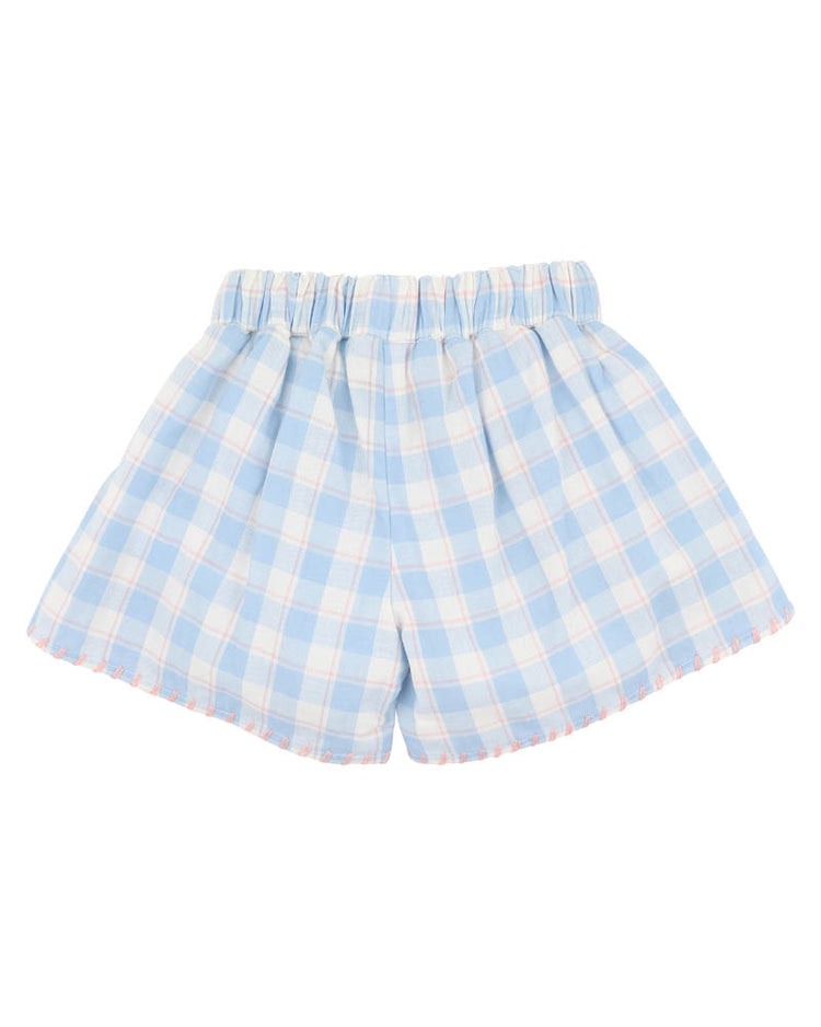 BEBE BONNIE CHECK ORGANIC  SHORTS