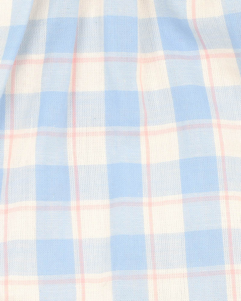 BEBE BONNIE CHECK ORGANIC  SHORTS