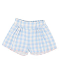 BEBE BONNIE CHECK ORGANIC  SHORTS