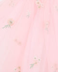 BEBE EMBROIDERED BACK BOW  TULLE DRESS 3-10 YRS