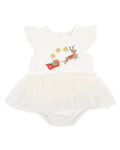 Bebe FESTIVE REINDEER TUTU BODYSUIT