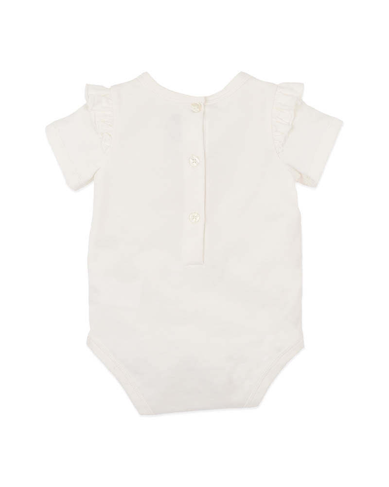 BEBE FESTIVE REINDEER BODYSUIT & SHORTS SET