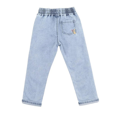 BEBE FLOSSY KNIT DENIM PULL ON JEANS 3-7YRS