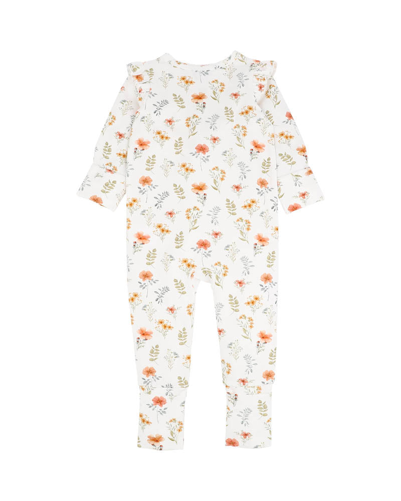 BEBE GEMMA ORGANIC ZIPSUIT