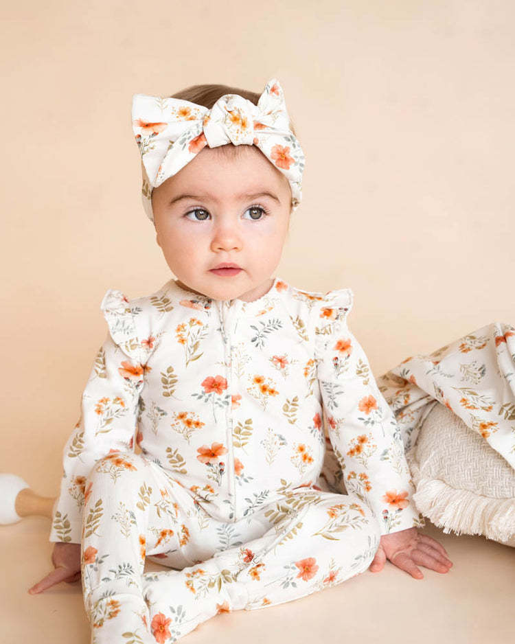 BEBE GEMMA ORGANIC ZIPSUIT