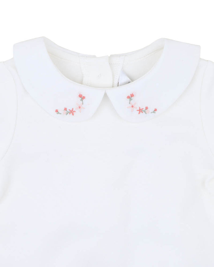 BEBE GEMMA EMB. COLLAR BODYSUIT