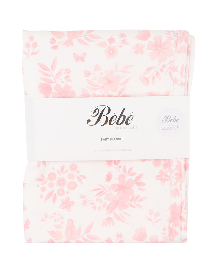 BEBE FERN BIRDS ORGANIC BUNNY RUG