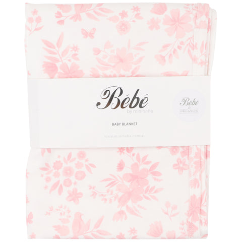 BEBE FERN BIRDS ORGANIC BUNNY RUG
