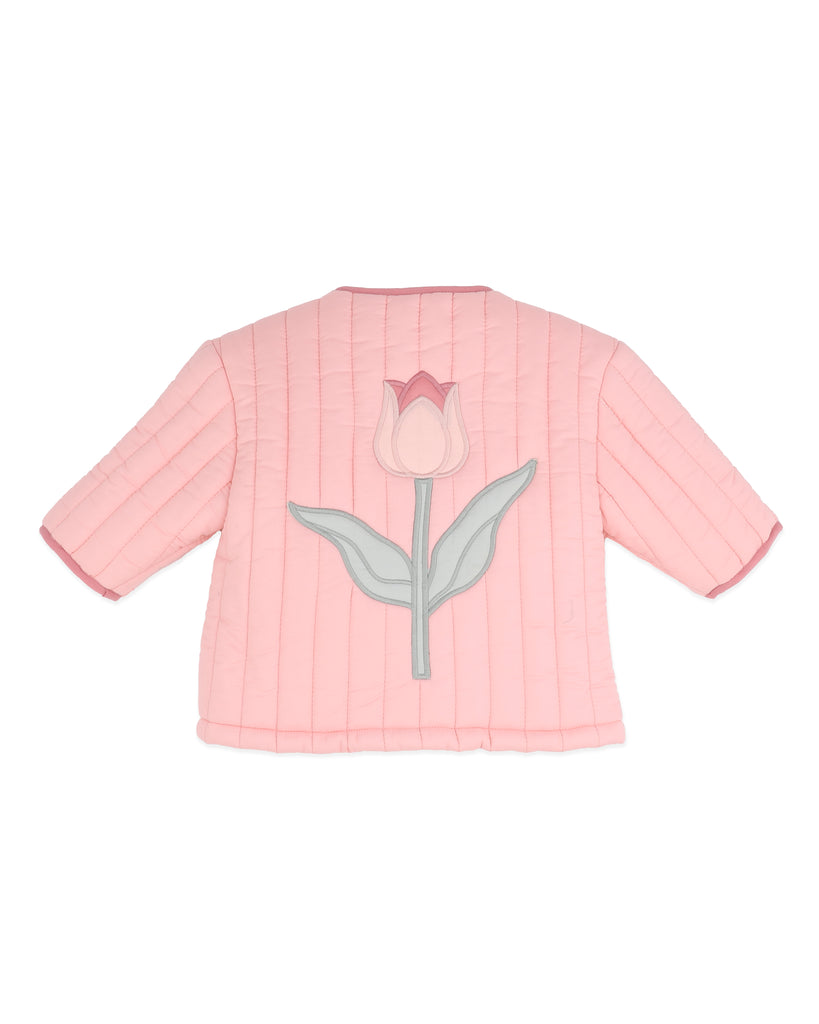 BEBE FERN QUILTED TULIP JACKET