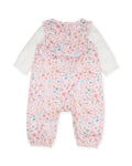 BEBE FERN ORGANIC WOVEN LS ROMPER