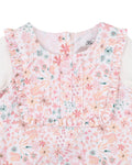 BEBE FERN ORGANIC WOVEN LS ROMPER