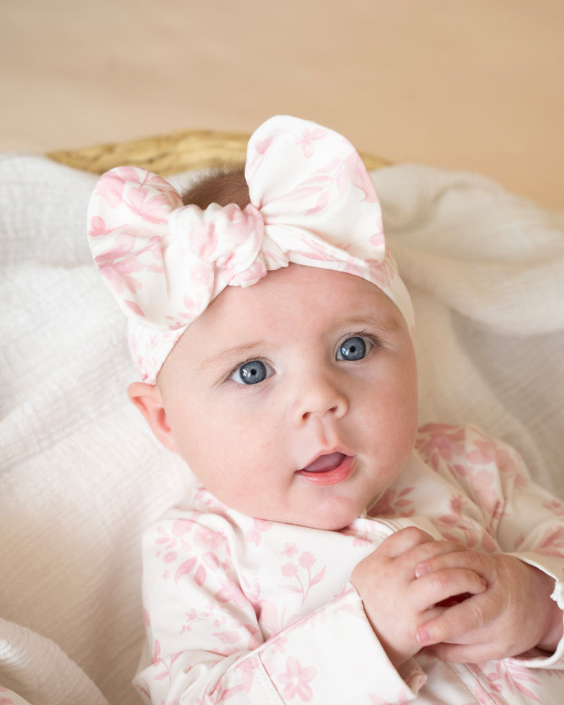 BEBE FERN BIRDS ORGANIC HEADBAND
