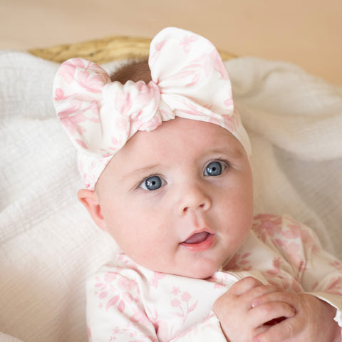 BEBE FERN BIRDS ORGANIC HEADBAND