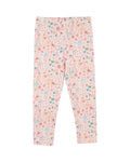 BEBE FERN FLORAL ORGANIC LEGGINGS 3-7 YRS