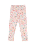 BEBE FERN FLORAL ORGANIC LEGGINGS 3-7 YRS