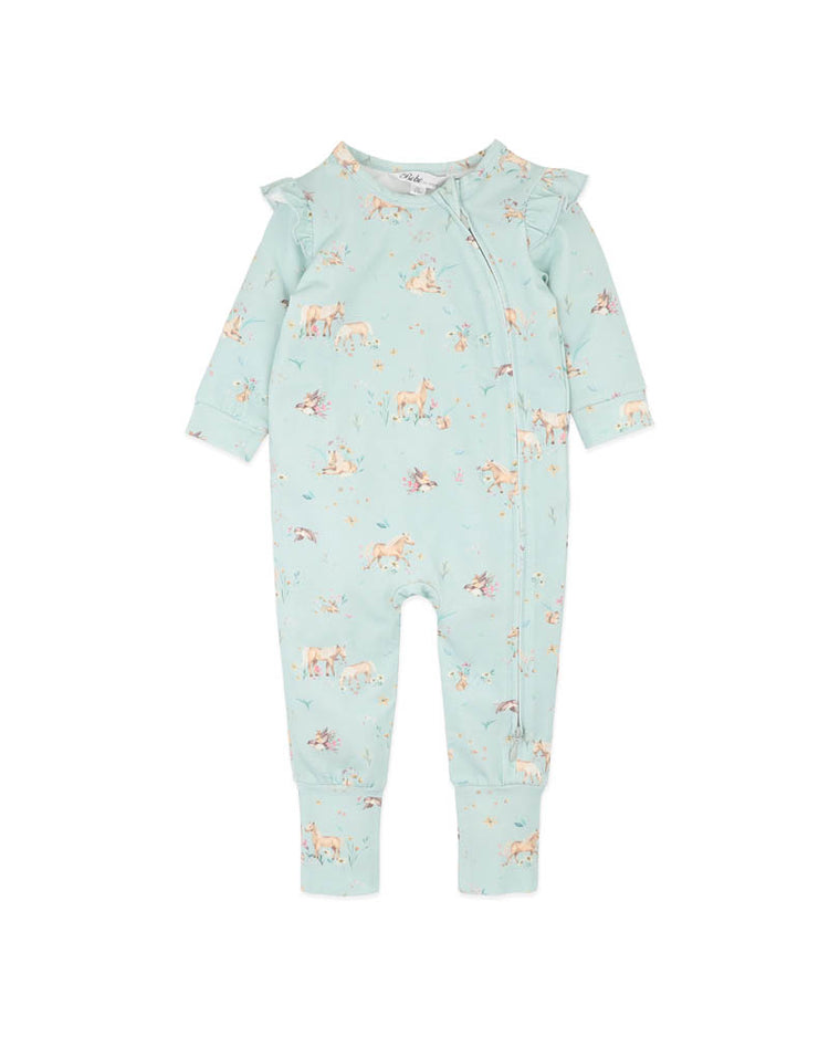 BEBE WINNIE ORGANIC LS ZIPSUIT