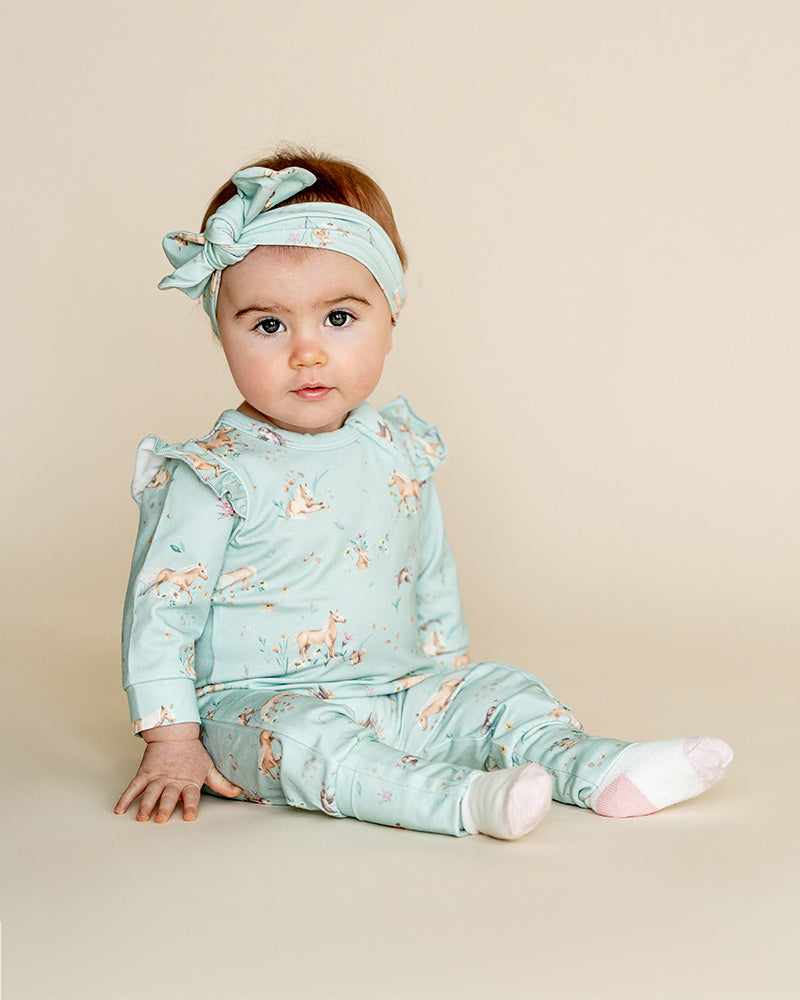 BEBE WINNIE ORGANIC LS ZIPSUIT