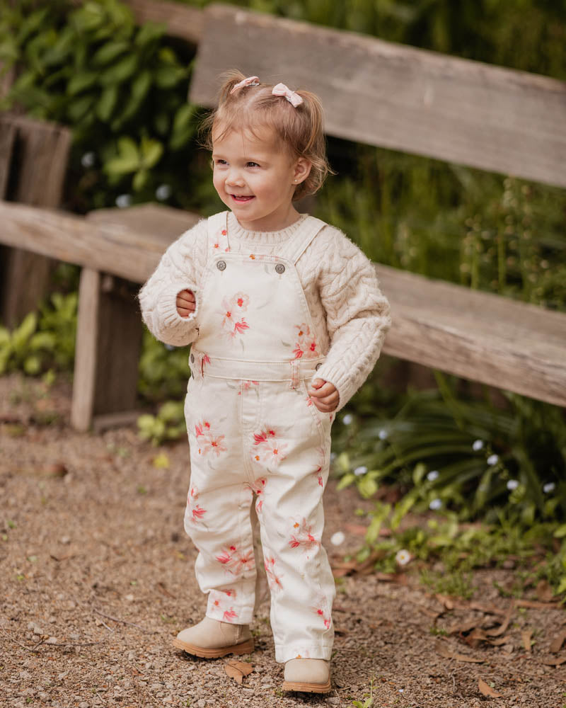 BEBE EMMY PETAL OVERALLS