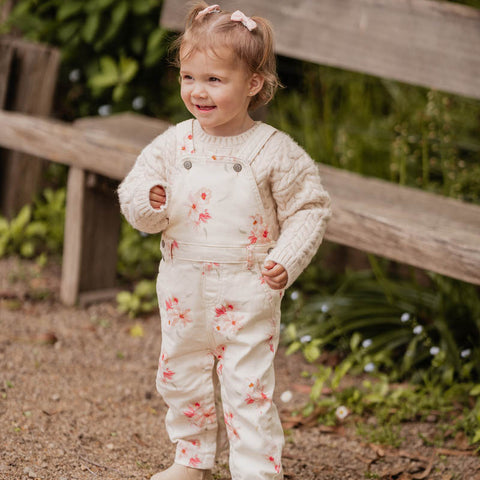 BEBE EMMY PETAL OVERALLS