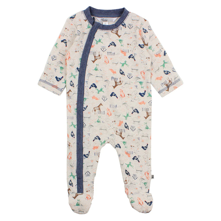 BEBE BEAU ZIP ROMPER(00000 Premature）