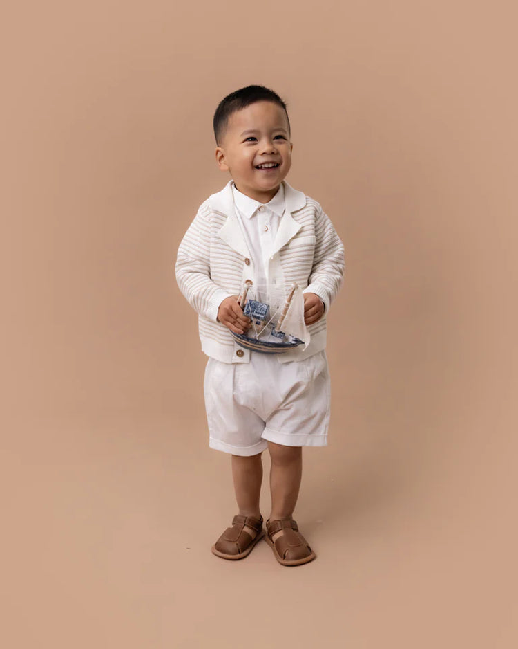 BEBE JUDE IVORY SHIRT BODYSUIT