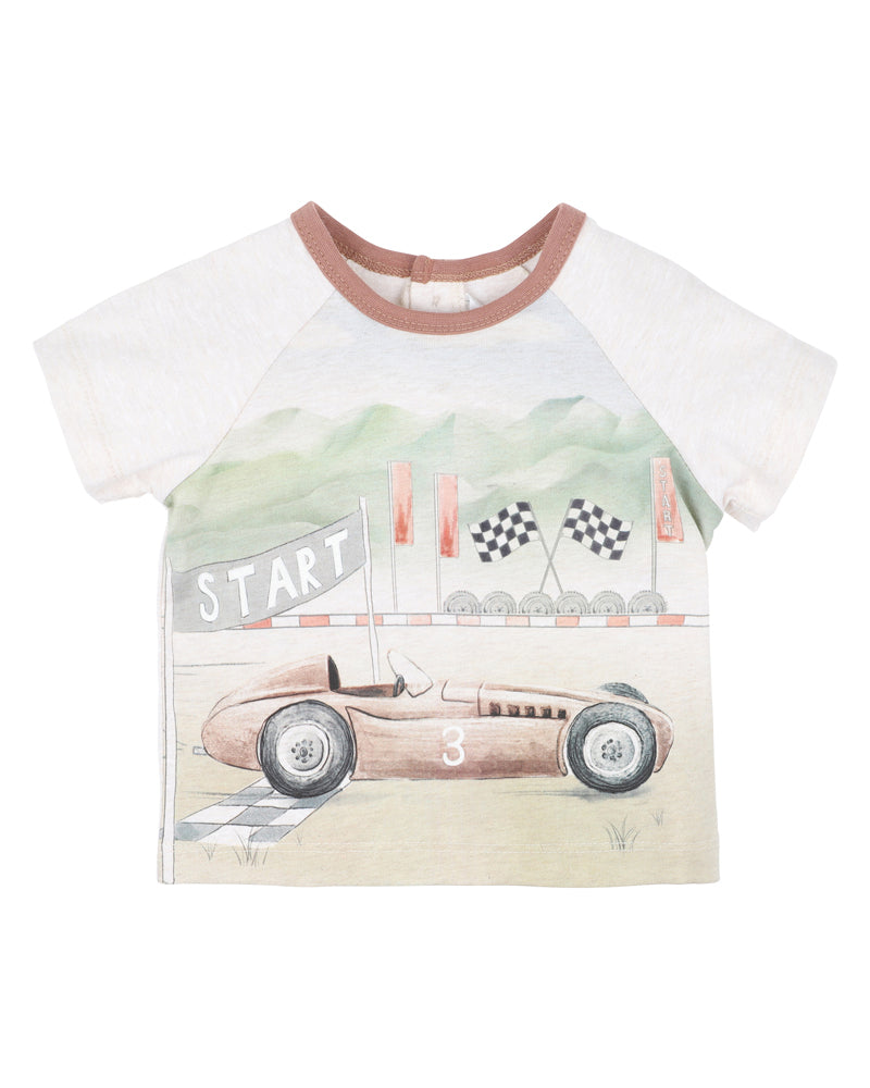 BEBE FINLEY SPORTS CAR TEE