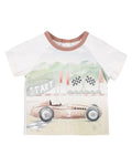 BEBE FINLEY SPORTS CAR TEE