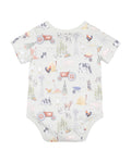 BEBE CHESTER PRINT BODYSUIT