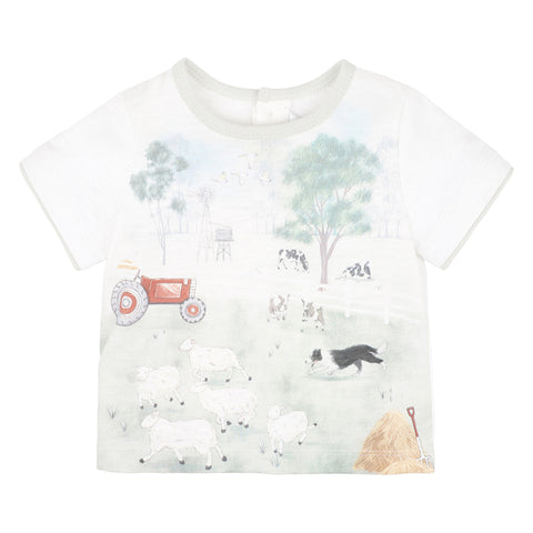 BEBE CHESTER FARM TEE