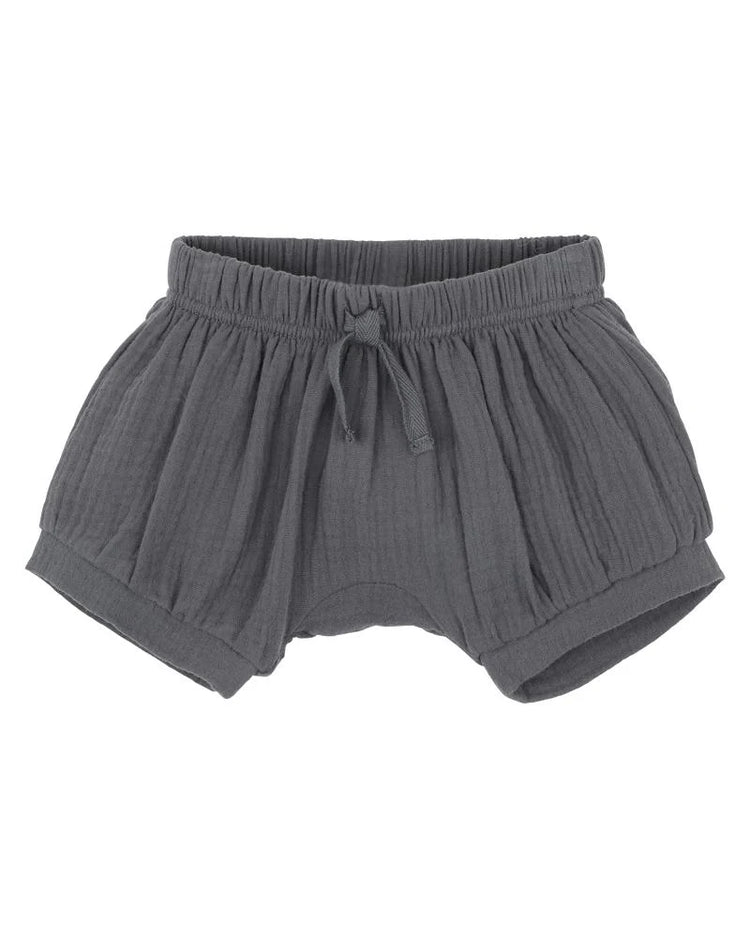 BEBE SLATE GREY CRINKLE SHORTS