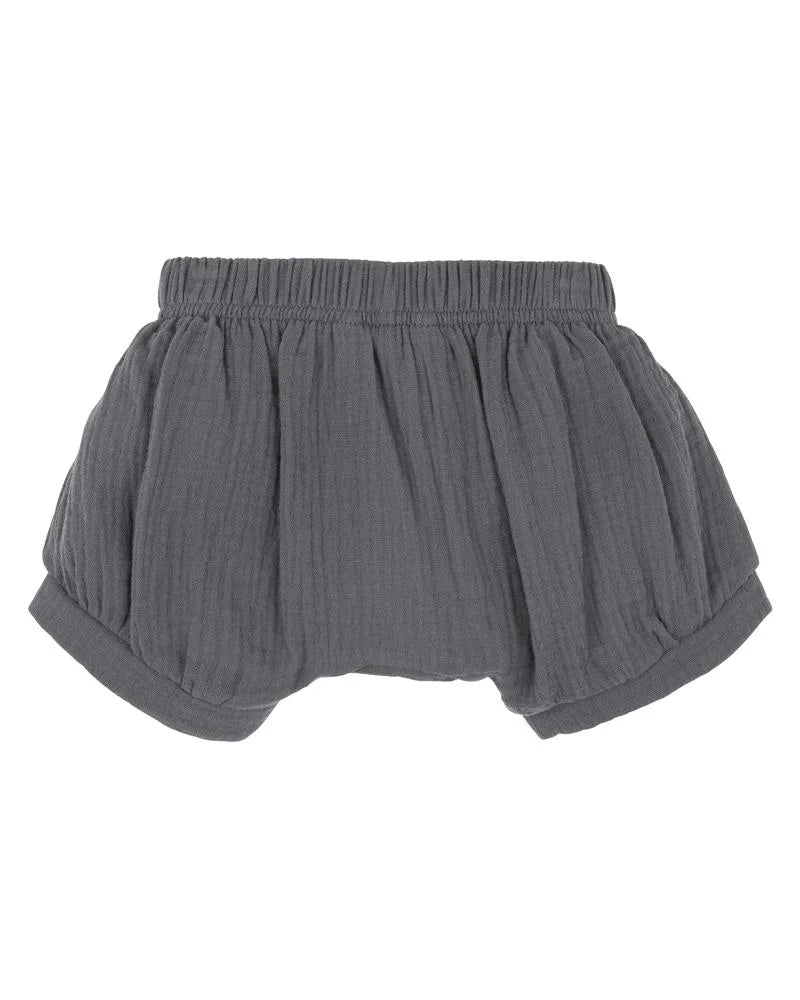 BEBE SLATE GREY CRINKLE SHORTS
