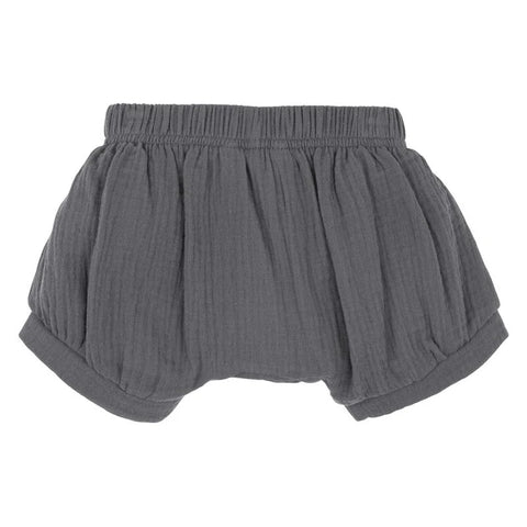 BEBE SLATE GREY CRINKLE SHORTS