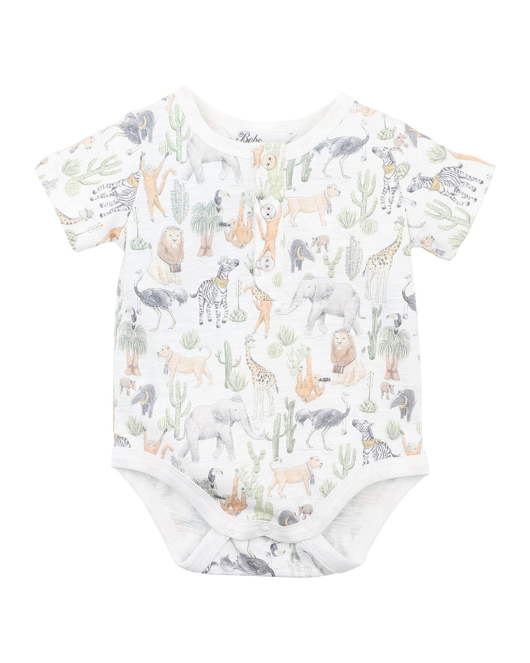 BEBE ELLIS PRINT BODYSUIT