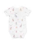 BEBE AXEL PRINT ORGANIC  BODYSUIT