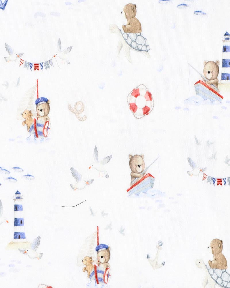 BEBE AXEL PRINT ORGANIC  BODYSUIT